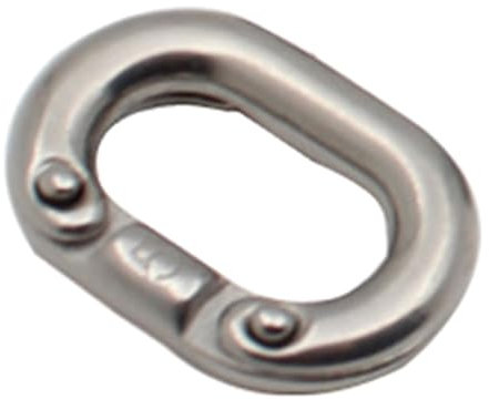 GMBYLBY 1 connecteur de maillons de chaîne de qualité supérieure en acier 316 - Qualité marine - Maillon C - Connexions divisées - Ancre de bateau