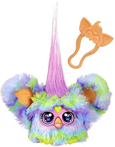 Furby Furblets Swee-Dee Frühling Mini-Plüschspielzeug – lustiges, sprechendes Kuscheltier für Kinder