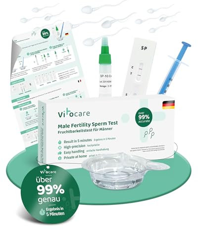vitocare test dello sperma per uomini in modo discreto a casa, test di fertilità per uomini, test di fertilità per uomini, test dello sperma dopo la vasectomia
