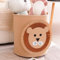 Pawleso Aufbewahrungsbox Kinder, 42L Wäschekorb für Kinderzimmer, Filz Faltbare Spielzeugkiste Organizer Korb 35x35cm, Aufbewahrungskorb für Hundespielzeug (Braun Löwe 35*35cm)
