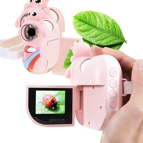 Handy Mikroskop für Kinder, 1000-faches tragbares Kindermikroskop, digitales Handmikroskop, Foto- und Videomikroskop, Wissenschaftssets für Kindertag