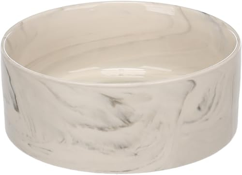 Flamingo Gamelle pour la nourriture et l'eau Baron Gris 450ml – Bol en Plastique Antidérapant | Pour Nourriture ou Eau – Facile à Nettoyer, Idéal pour votre chien !