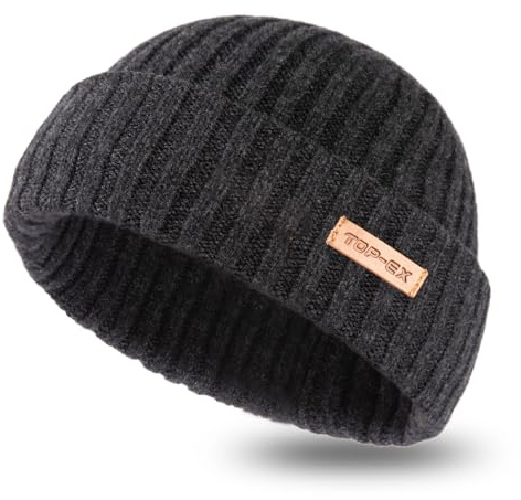 PolarWool 100% lana merino, L/XL/XXL, cappello da troyer, monostrato, 3 stili, caldo berretto invernale da uomo e da donna