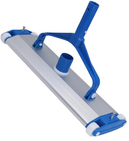 TOPINCN Pooldammsugare, Kraftigt 45 Cm Bred aluminiumbas. Pooldammsugare med Borste för i och Ovan Mark