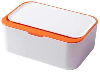 BildeeMait Scatola dispenser per salviettine umidificate in PP con coperchio ermetico, porta salviette umidificate facili da pulire, 19 x 13 x 7,8 cm