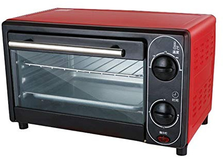 Liten ugn, 12L Mini Intelligent Timer Bakning/Torkad Frukt/Grillbröd Bakning Halogenugnar