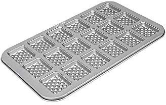 Backblech 661851 we love baking Mini-Waffel, Metall, 4,5x6,5x1,3cm