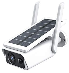 DRIWEI Caméra avec Panneau Solaire WiFi 2MPX Infrarouge SD capteur de Mouvement ABQ-Q1
