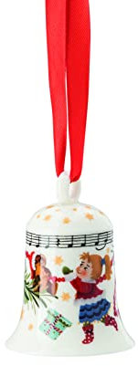 Rosenthal Hutschenreuther Weihnachtslieder 21 'Porzellanglocke - Lasst Uns froh. ' 7 cm
