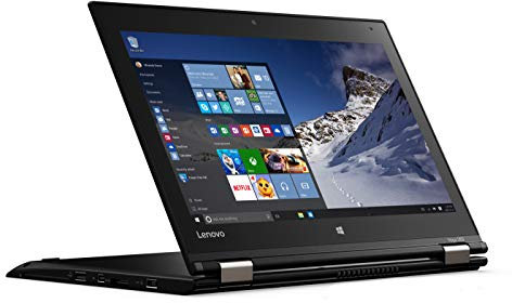 Lenovo Laptop 12,5 Zoll, Notebook 12,5 Zoll, ThinkPad Yoga 260 Touchscreen, Intel Core i5, 8GB RAM, 256GB SSD, QWERTZ Tastatur, Laptop Windows 10 Pro (Generalüberholt)