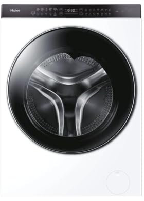 Haier Super Drum Serie 9 Lavasciuga 10+6 Kg, Libera Installazione, 1400 Giri, Classe A/D, Wi-Fi, Controllo App hOn, Avvio Programmabile, Smart Dosing, 65,7 x 70x 99 cm, Bianca - HWD100-BD1499U1N/I