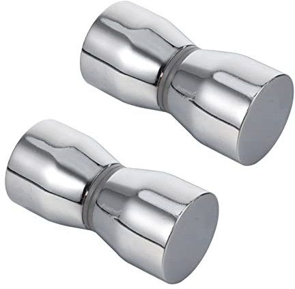 Homoyoyo 2 Pz Bagno Doppia Maniglia Pomello Del Comò Maniglia Della Porta Della Pomello Rotondo Per Armadio Porta a Zanzariera Acciaio Materiale Solido in Lega Di Zinco Tovaglia
