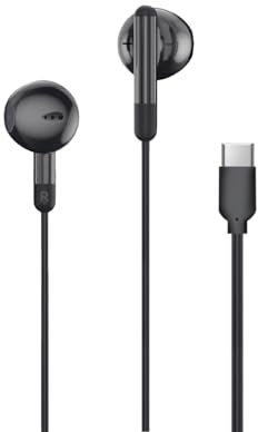 MAS CARNEY Auricolari USB C TH8, Cuffie usb-c con microfono, compatibili con iPhone 15 16 17 iPad, Samsung Galaxy S25 S24 S23 A55 A53, Pixel, Huawei Honor, Mi, Oppo, Vivo