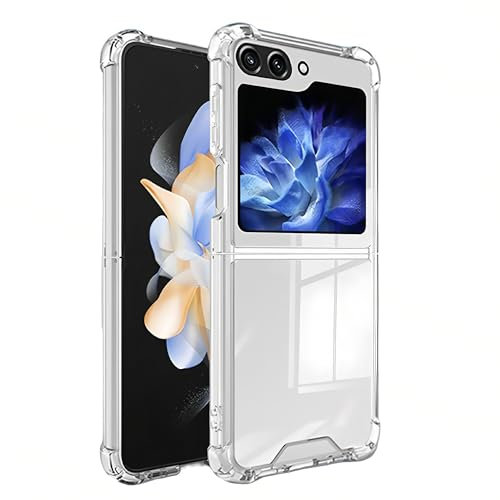 Totill Compatibile per Samsung Galaxy Z Flip 5 Case, Crystal Clear Samsung Galaxy Z Flip 5 Mobile Phone Cover, Soft TPU protettivo funda, Ultra [sottile Slim Fit], Smartphone Per Samsung Galaxy Z Flip