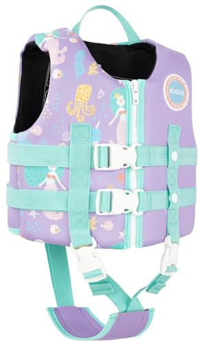 Boglia Kids Swim Vest Toddler Float Jacket Swimming Aid for Boys and Girls,Children Float Swimsuit with Adjustable Safety Strap for Age 2-9 Years/22-50Lbs