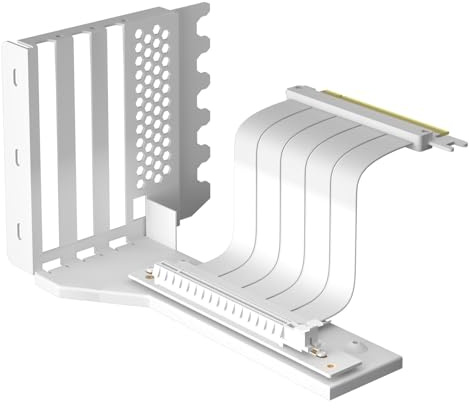 GLOTRENDS 2 platser GPU-stödfäste med 180mm PCIe 4.0 Riser-kabel för vertikal montering GPU, kompatibel med RTX 40/30-serien Radeon RX7000/RX6000-serien, PC-hus med öppen PCI 7/8-platsdesign