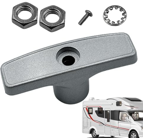 Mango de la válvula de vaciado - Accesorio de reemplazo sostenible Damou | Kit de control de tanques de aguas residuales | de evacuación de conexión robusto para autocaravana, uso externo