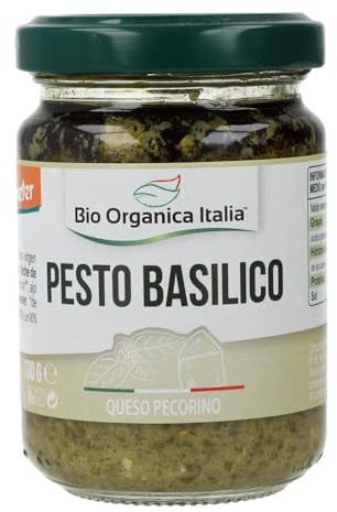 Bio Organica Pesto vert au fromage 130 g
