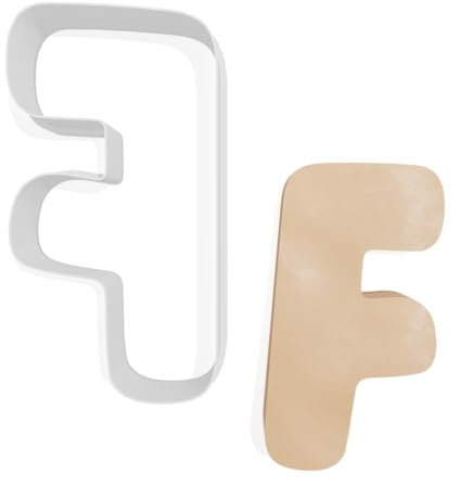 Letter F Cookie Cutter - 3 Sizes
