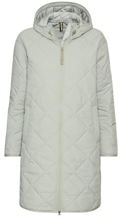 camel active Damen Wasserabweisender Parka mit einem Zwei-Wege Reißverschluss Salbei, womenswear-46