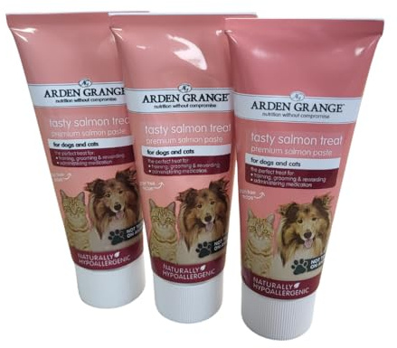 Pawsome Snax Training Paste All Salmon Multi Pack - PACK SIZE: 3 – Hypoallergenic Dog Reward Paste, Natural Flavours, Mess-Free Training Aid for Dogs of All Breeds and Ages