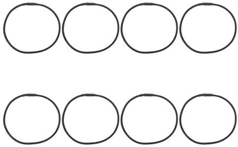 NOLITOY 8 pezzi Elastici Anti-shock per Supporto Microfono Fasce in Gomma per Isolamento Vibrazioni Compatibili con Microfoni Condensatore Studio Facili da Installare e Sostituire per