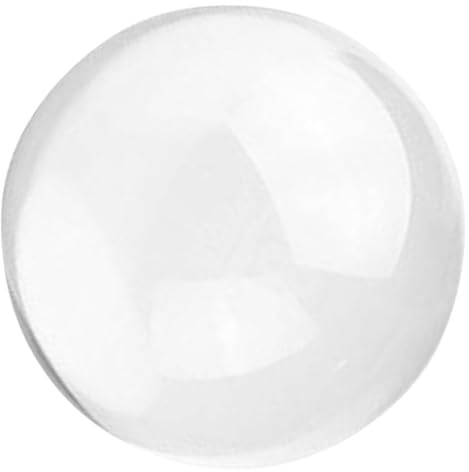 GALPADA Palla da Giocoleria in Acrilico Trasparente 6 Cm, Ornamento a Sfera Multifunzionale Leggera e Portatile, Strumento Professionale per Esibizioni e Pratica di Giocoleria