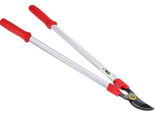 LINZI Bypass Loppers Heavry Duty 30 Inch SK-5 Steel Blades 35mm Cutting Capacity, Garden Manual Lopping Shears Pruners Scissors Branch Cutters for Tree Twigs and Hedges 651211