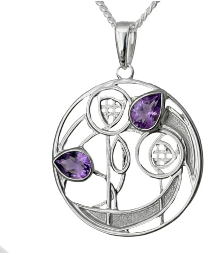 Cairn Silver Charles Rennie Mackintosh necklace Impact pendant 420AM