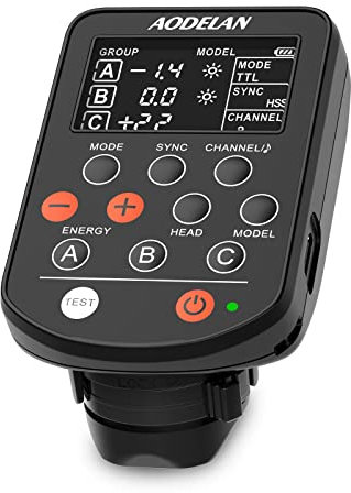 AODELAN TTL Déclencheur de flash sans fil 2,4 G 1/8000s HSS pour Canon, remplace la télécommande Profoto Air TTL, compatible avec Profoto A1, D2, Pro-10, B10