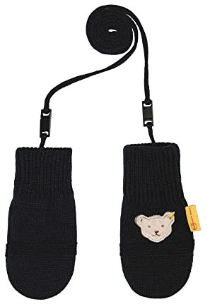 Steiff Unisex babyhandskar för barn, STEIFF NAVY, 3 EU, Steiff marinblå, 3