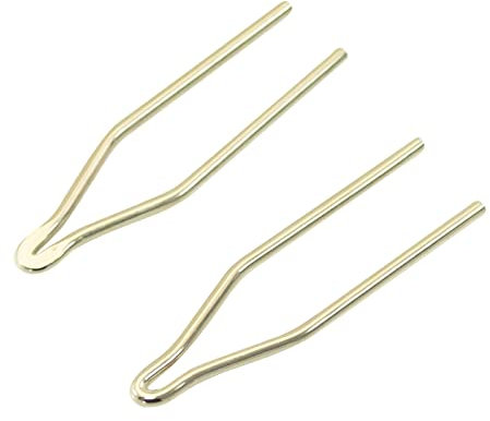 S1739 Soldering Gun Tips, 2pcs, 175W, 1x Round Tip, 1x Flat Tip, Replacements for Amtech Soldering Gun