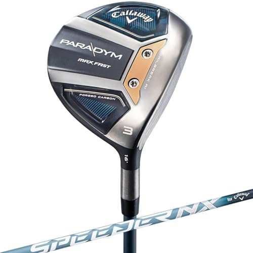 Callaway Right Hand Fairway Wood PARADYM MAX FAST FAIRWAYWOODS (3W 16° SPEEDER NX 40 for Callaway SR 43 D0 Medium Tone) Men's