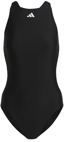Adidas Donna Tape Swimsuit, Black/White, 34