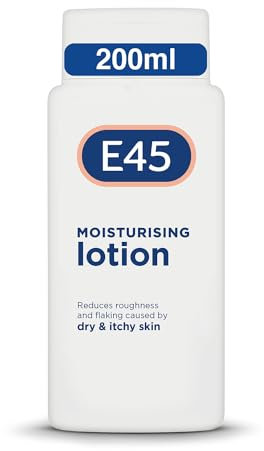 E45 Lozione idratante dermatologica 200ml-Lozione per il corpo idratante quotidiana per idratazione per la pelle secca e sensibile - proteggere dalla secchezza, ridurre arrossamento e sfaldatura