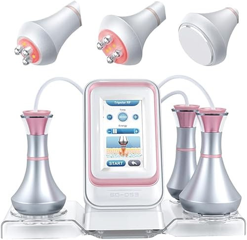 80K Ultrasonic Cavitation Machine, 3 IN 1 Multipolar Radio Frequency Skin Lift Massager Cellulite Reduction Device Removal Fat burning Machine Skin Care for for Face Arm Waist Thigh Hip Leg