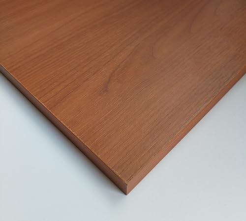 Generico Pannello Truciolare Nobilitato Ciliegio Bordato su 4 lati mm 18 Varie Misure (1, cm. 90 x 60)