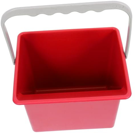 ULTECHNOVO Poubelle De Voiture Pratique Avec Couvercle Seau À Eau Multifonction Seau De Nettoyage Filtre À Seau Petit Seau En Plastique Pour Le Nettoyage