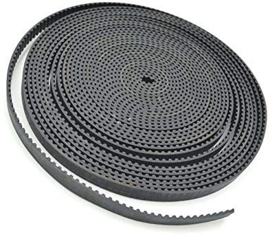 cinghia dentata Trapezoidale T2.5 Cinghia dentata aperta, larghezza 4/6/10/15 mm, passo 2,5 mm, gomma Neoprene fibra di vetro T2.5 Puleggia sincrona Parti di ricambio della cinghia (NO.44)(6mm,Length