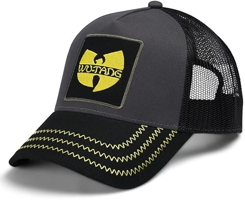 Gorra de béisbol Trucker de Amplified con cierre Snapback ajustable, transpirable, Talla única