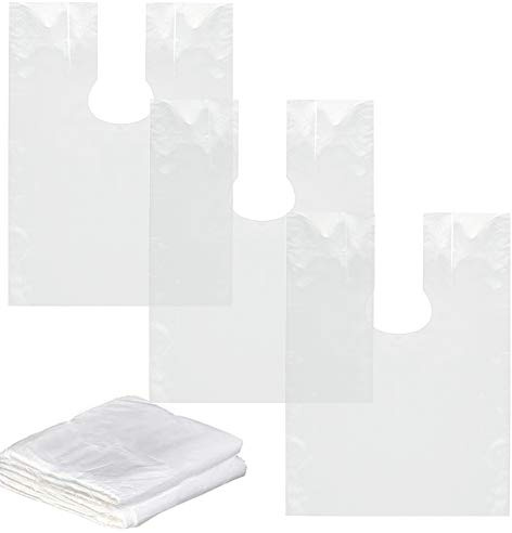 100 PCS Hairdressing Cape 35.5''x51.2'' Disposable Barber Hair Cutting Aprons Shampoo Cape Transparent Waterproof Barber Haircut Gowns