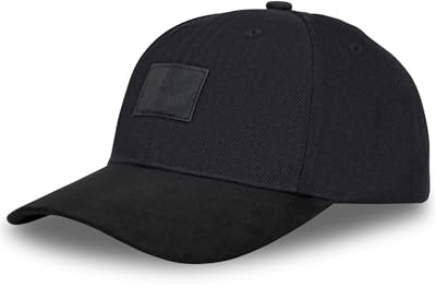 Johnny Urban Gorras de Hombre para Mujer y Hombre Negro - Dean - Elegante Gorras de Baseball Ajustable y con Logo Chapado - Talla Única Unisex Adulto - Gorros de Trucker