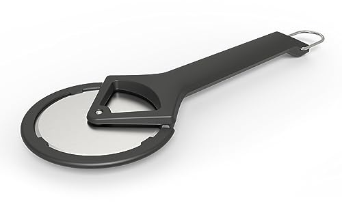Everdure Pizza Cutter Wheel - Powerful One-Cut Stainless Steel Blade, Durable and Comfortable Grip, Protective Case Included, Dishwasher Safe, Ideal for Pizza Lovers, Chefs, Cooks, Bakers