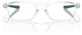 Oakley Youth OY8002 Crosslink XS Square Prescription Eyewear Frames, Polished Clear/Demo Lens, 51MM