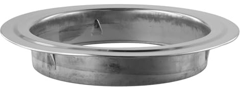 Violiica Raccord de tuyau à bride en acier inoxydable 304 pour conduits hydroponiques et systèmes de ventilation, raccord de tuyau à bride murale résistant aux hautes températures en tailles 75 mm/100