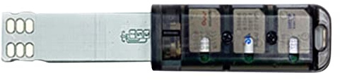 Lafeier 6 fack SIM-kortadapter multiläsare mini nano med kontrollomkopplare för Android