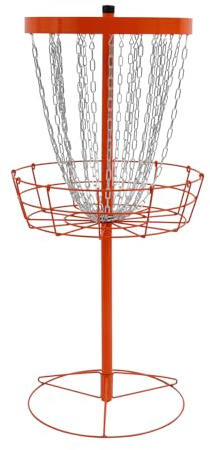 PurpleMinder Disc Golf-korg med 24 kedjor, Disc Golf träningsställ av järn, bärbar Disc Golf-mål, träningskorg för trädgård/park, 64,8 cm (25,5 tum) fångsöppning