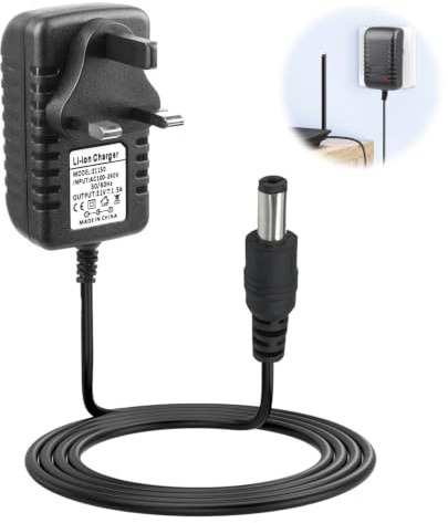 21V Lithium Battery Charger for Mini Chainsaw, 1.5A Power Supply Adapter