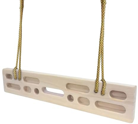 Genérico Tabla de Suspensión para Escalada - Entrenador Portátil De Madera - Tabla de Dedos para Escalada,para Mejorar la Fuerza de Agarre para Escaladores Uso en Interior y Exterior