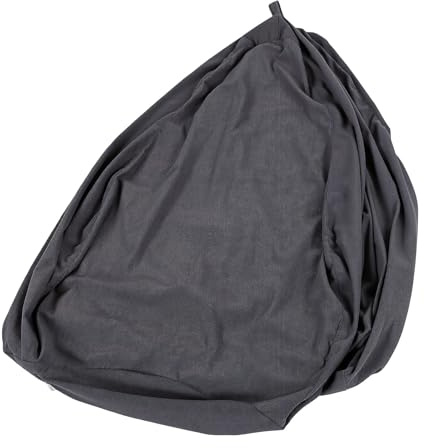 Jectse Fodera per Poltrona a Sacco, Fodera per Poltrona a Sacco Grande in Velluto a Coste, Morbida Lavabile, di Ricambio per Bambini Adulti (Grigio scuro)
